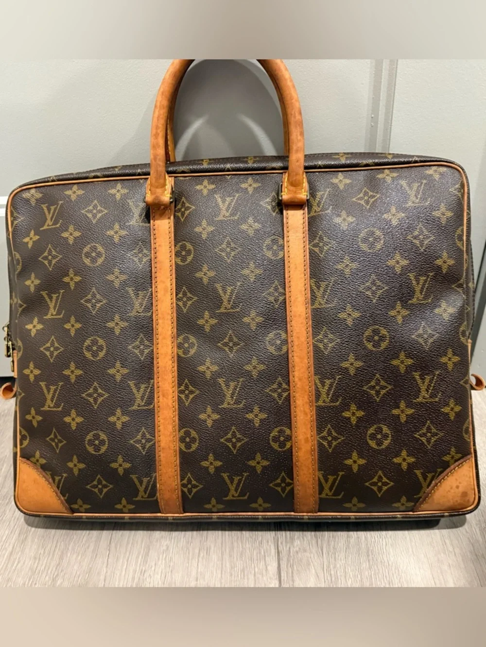 FLASH Louis Vuitton Porte Documents Voyage GM Monogram Briefcase